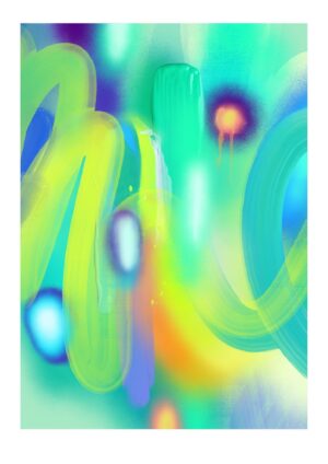 Chromatose No.03/Spearmint Giclée Art Print