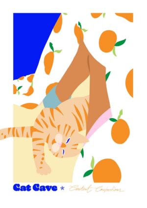 Content Contortions Matte Art Print