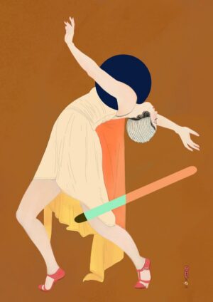 Dancer (Kobayakawa Kiyoshi X diedododa) Giclée Art Print