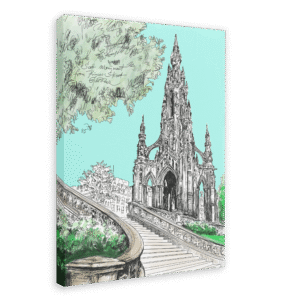 Scott Monument Canvas Print