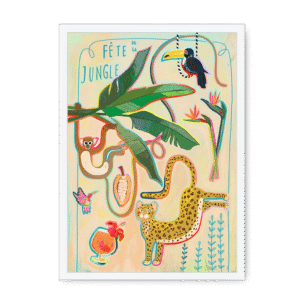 Fête De La Jungle Framed Print