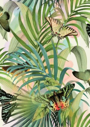 Fluttering Flora Giclée Art Print