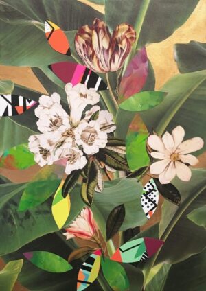 Foliage Collage Matte Art Print