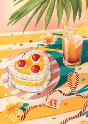 Confetti Sunrise Giclée Art Print