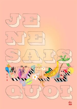 Je Ne Sais WTF Quoi Matte Art Print