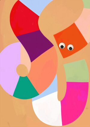 Jellysnakes Berry Yoghurt Giclée Art Print
