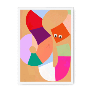 Jellysnakes Berry Yoghurt Framed Print