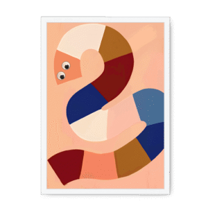 Jellysnakes Toffee Apple Framed Print