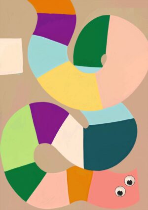Jellysnakes Waldmeister Giclée Art Print