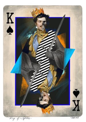King Of Spades Matte Art Print