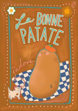La Bonne Patate Matte Art Print