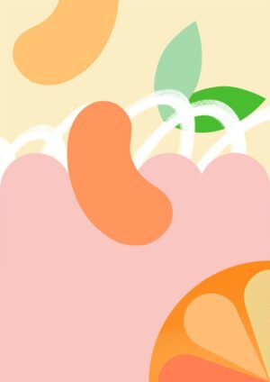 Mandarin Mousse Matte Art Print