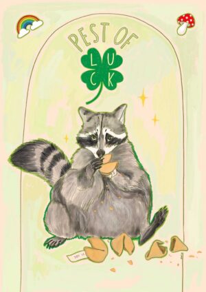 Pest Of Luck Matte Art Print