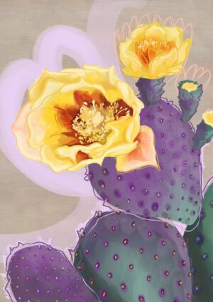 Purple Sundaze Giclée Art Print