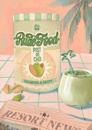 Rude Pistachio Giclée Art Print