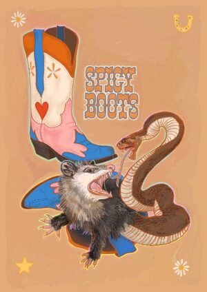 Spicy Boots Giclée Art Print