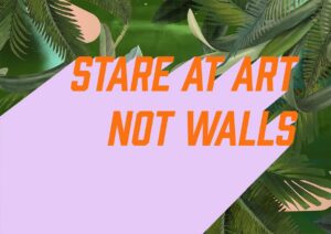Stare At Art Not Walls - Landscape Purple Matte Art Print