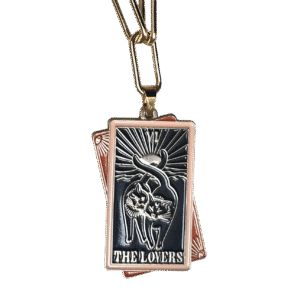 Tarot Cats - The Lovers Necklace
