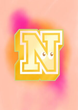 The Jolly Type N Matte Art Print