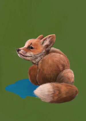 Tiny Fox Giclée Art Print