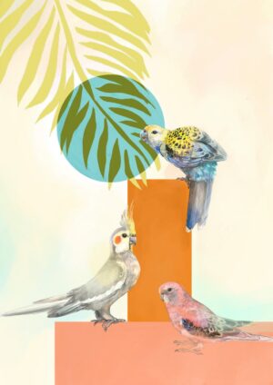 Tropical Pals Matte Art Print