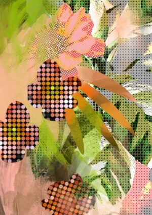 Tropical Polka Matte Art Print