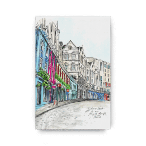 Victoria Street Edinburgh Printed Canvas Wall Art