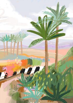 Morning Walk Giclée Art Print