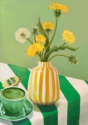 Matcha Mornings Giclée Art Print