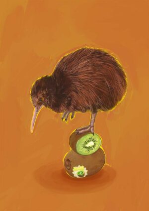Kiwi Kiwi Giclée Art Print