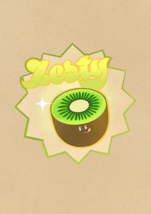 Zesty Kiwi Matte Art Print